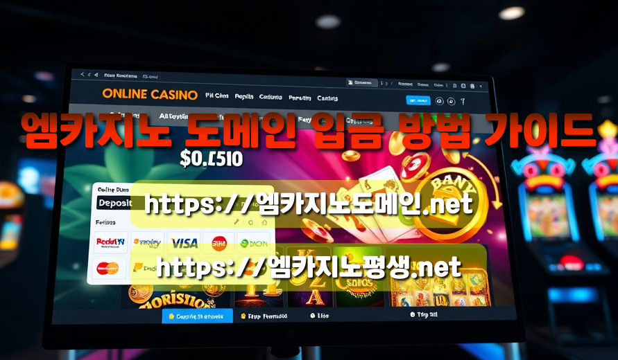엠카지노 도메인 입금 방법 가이드